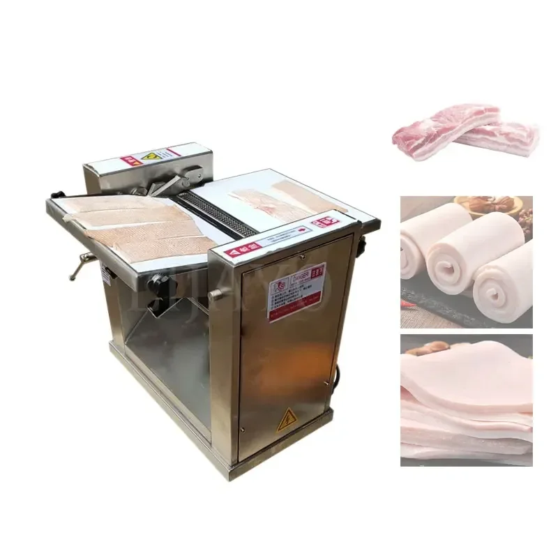 

Commercial Pig Skin Removal Machine Pork Skin Cutting Machine For Restaurant 220V 280Mm Blade Length