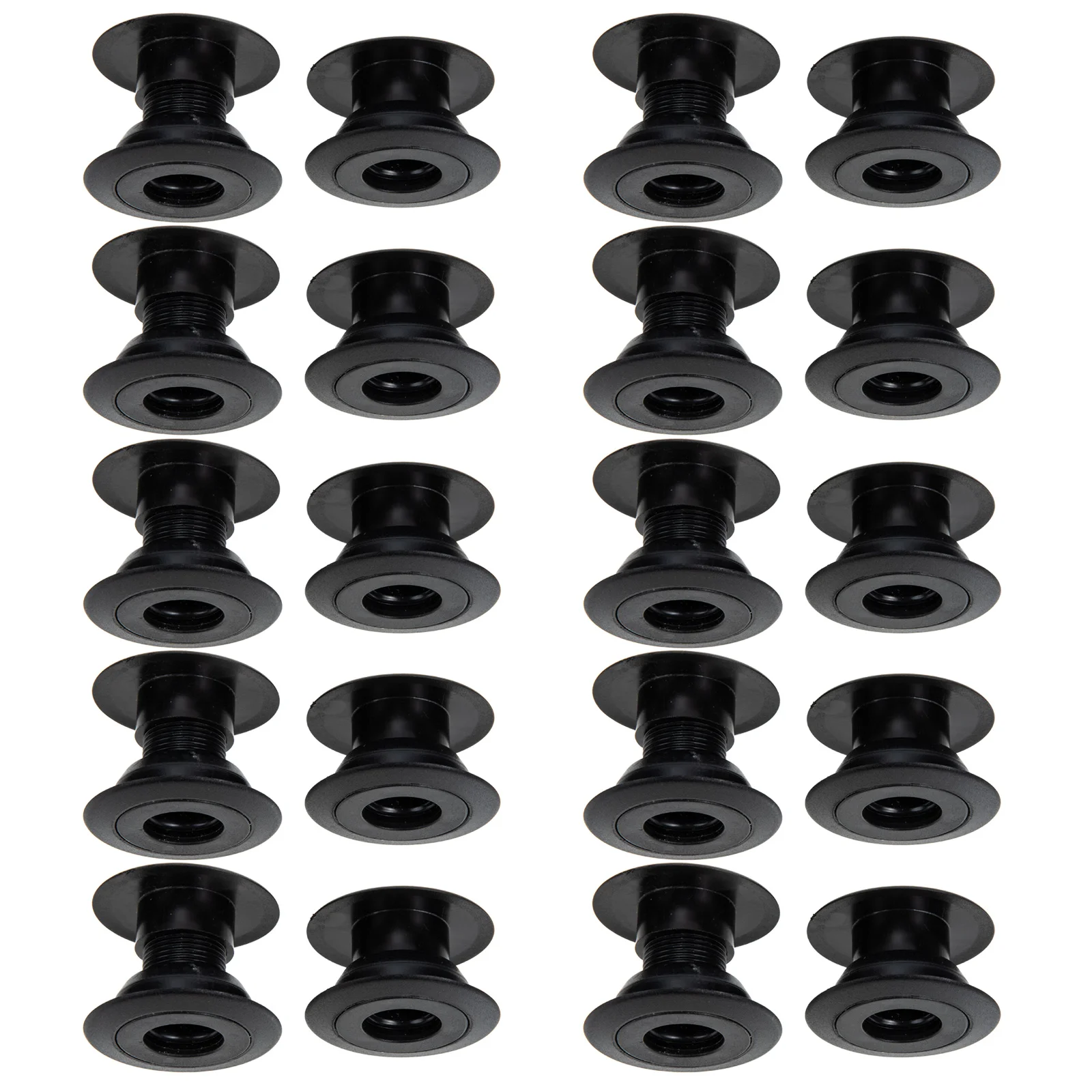 

10 PAIRS 12mm Plastic Foosball Table Bearings Universal Rod Bushings Table Football Parts Plastic Bushings Desktop Soccer Toys