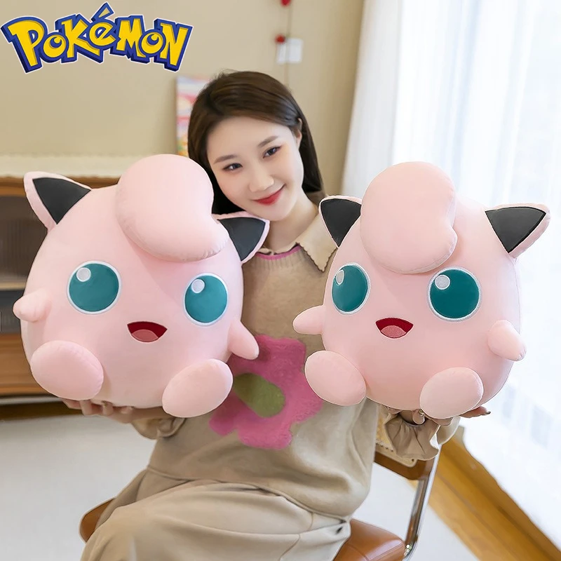 30/40/50 سنتيمتر حجم كبير البوكيمون Jigglypuff أفخم Kawaii الكرتون أنيمي بلوشيز وسادة دمية ناعمة محشوة بلوشي هدايا الأطفال #3