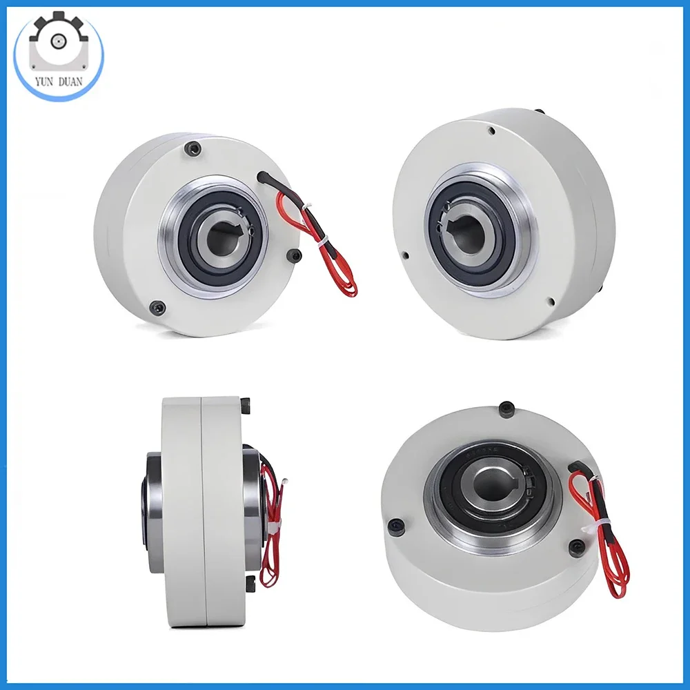 DC 24V Hollow Shaft Mini Magnetic Powder Brake 3/6/12Nm & 4A 24VDC Manual Tension Controller Kit for Textile machine