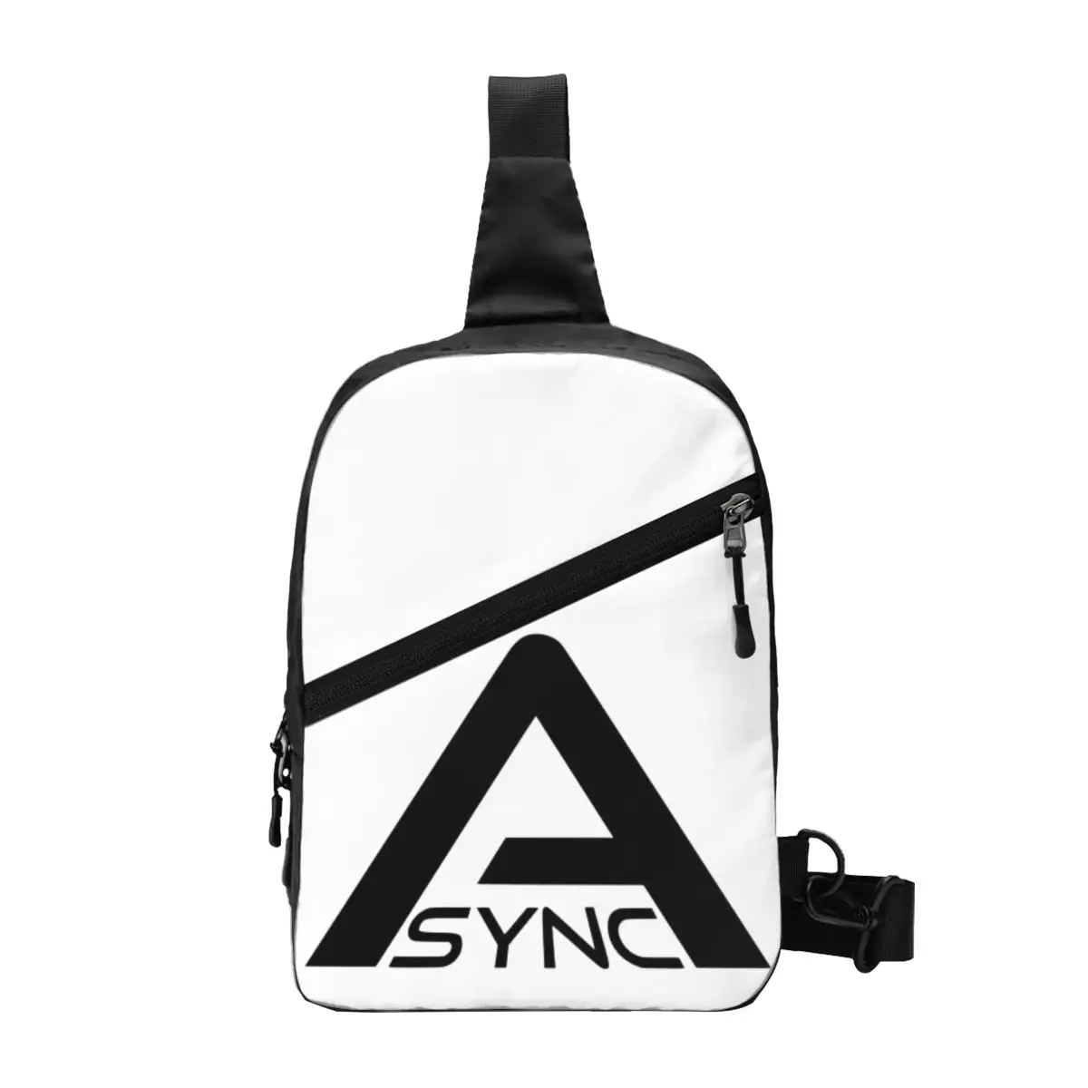 Async-Bolso de pecho de alta calidad con respaldo para hombre, bandolera, bolso de pecho, mochila de viaje para senderismo, bolso de hombro