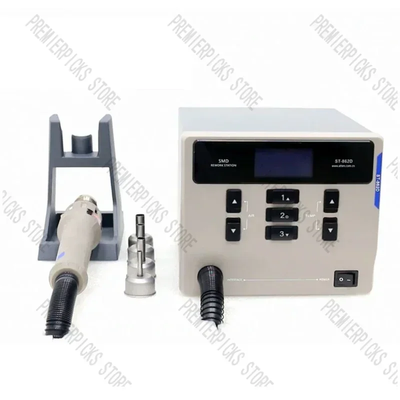 ST-862D Hot Air Gun Digital Display Constant Temperature Rework Station Automatic Sleep Mobile Phone PCB Welding Repair Tool