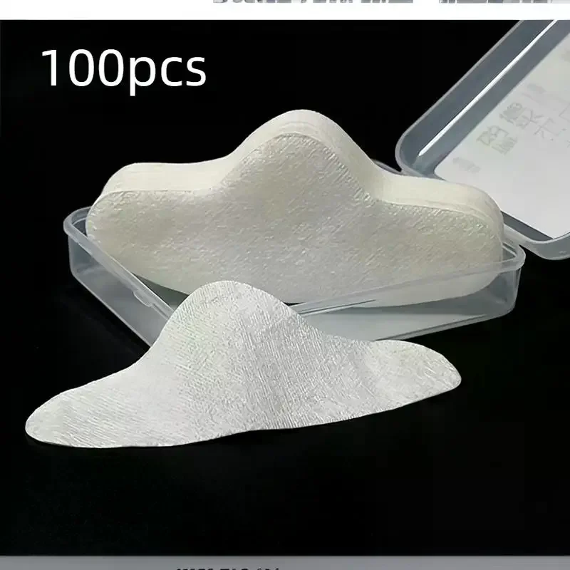 100Pcs Eye Paper Mask Skin Care Tools Disposable Eye Mask DIY Natural Cotton Eye Paper Women Essential Product