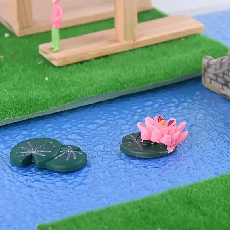 Foglio di Pvc trasparente modello di superficie dell'acqua carta modello per il fiume modello che fa la scena dei laghi decorati pieghevoli Diorama all'aperto