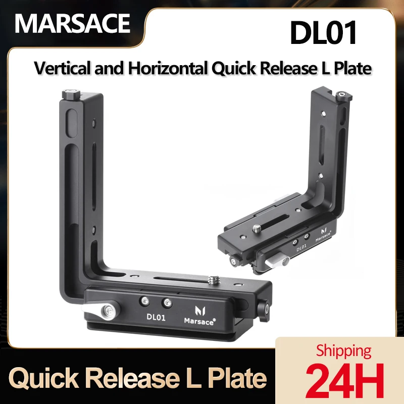 

Marsace DL01 Rotatable Horizontal To Vertical Mount Plate Camera L Bracket Quick Release L Plate Universal for Sony Nikon Canon