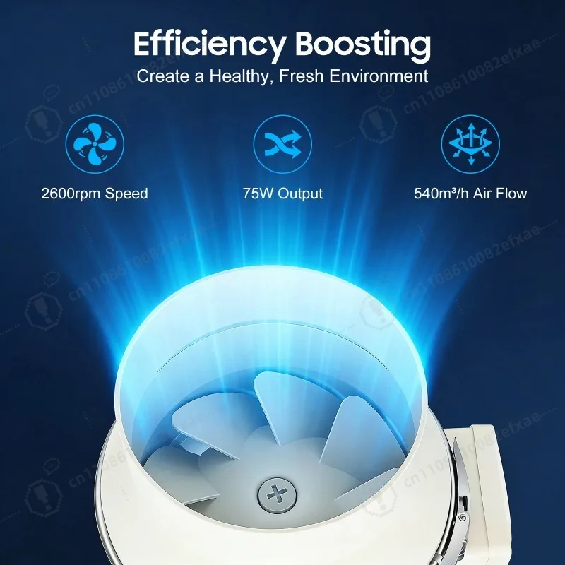 Pipe Fan Vents 110V/220V Warehouse Fan Exhaust Blower Tube fan With Ball Bearings Tube Ventilated Conduit Home Hotel