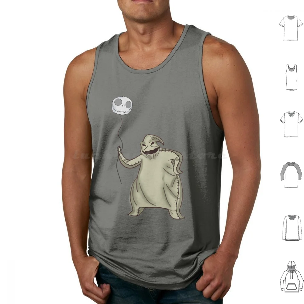 Balloon Jack And Oogie Boogie Tank Tops Vest Sleeveless Balloon Jack Balloon Oogie Boogie Oogie And Jack Oogie Boogie Man Mr