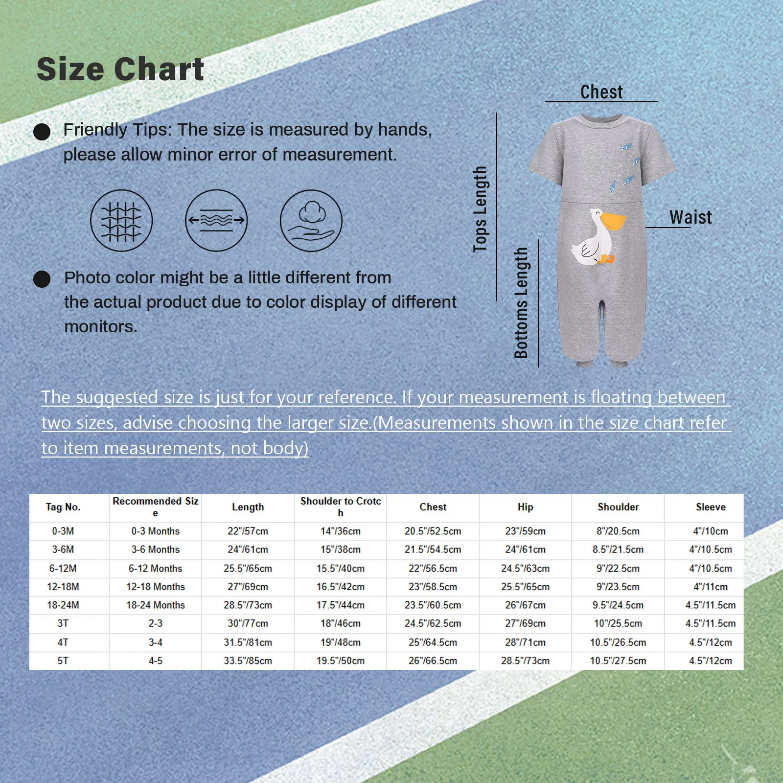 Baby Boys Girls Special Needs Adaptive Clothing Short Sleeve Zipper Crotch Tube Access Feeding Jumpsuit Toddler Kids Homewear view 6
