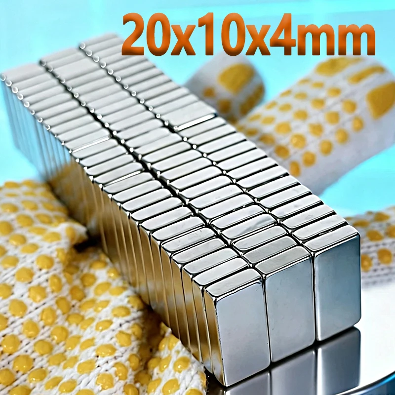 N35 NdfeB 20x10x4mm Magnet 5-100pcs 20*10*4mm Accessory Square Shape Permanent Magnetic Imanes Neodymium Magnet Fridge Magnets