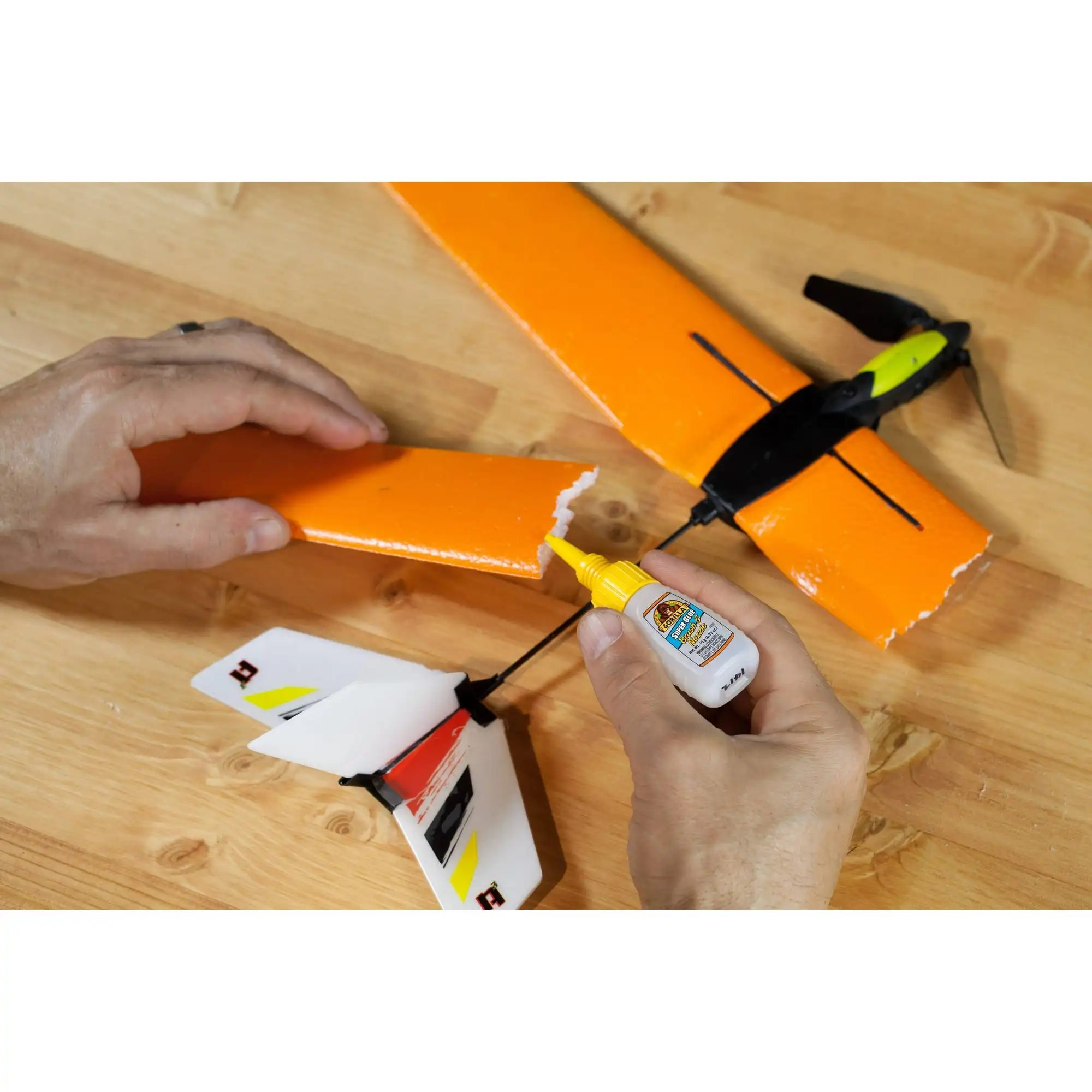 Gorilla Colla Botella con Cepillo y Boquilla Clara Super Colla, 10 Gramos