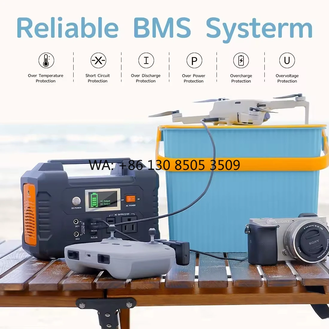 

New Arrival E200 200W Home Portable Power Station Lithium Battery Solar Generator With Solar Panel