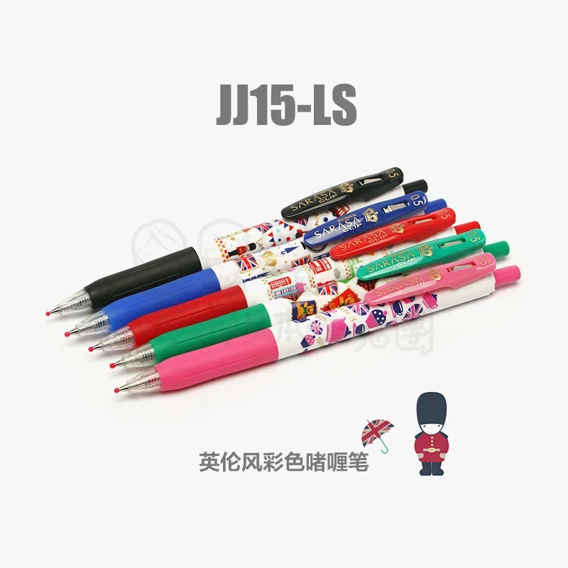 

5 шт., японская JJ15-LS, ограниченная серия, цветная гелевая ручка, гелевая ручка 0,5 мм