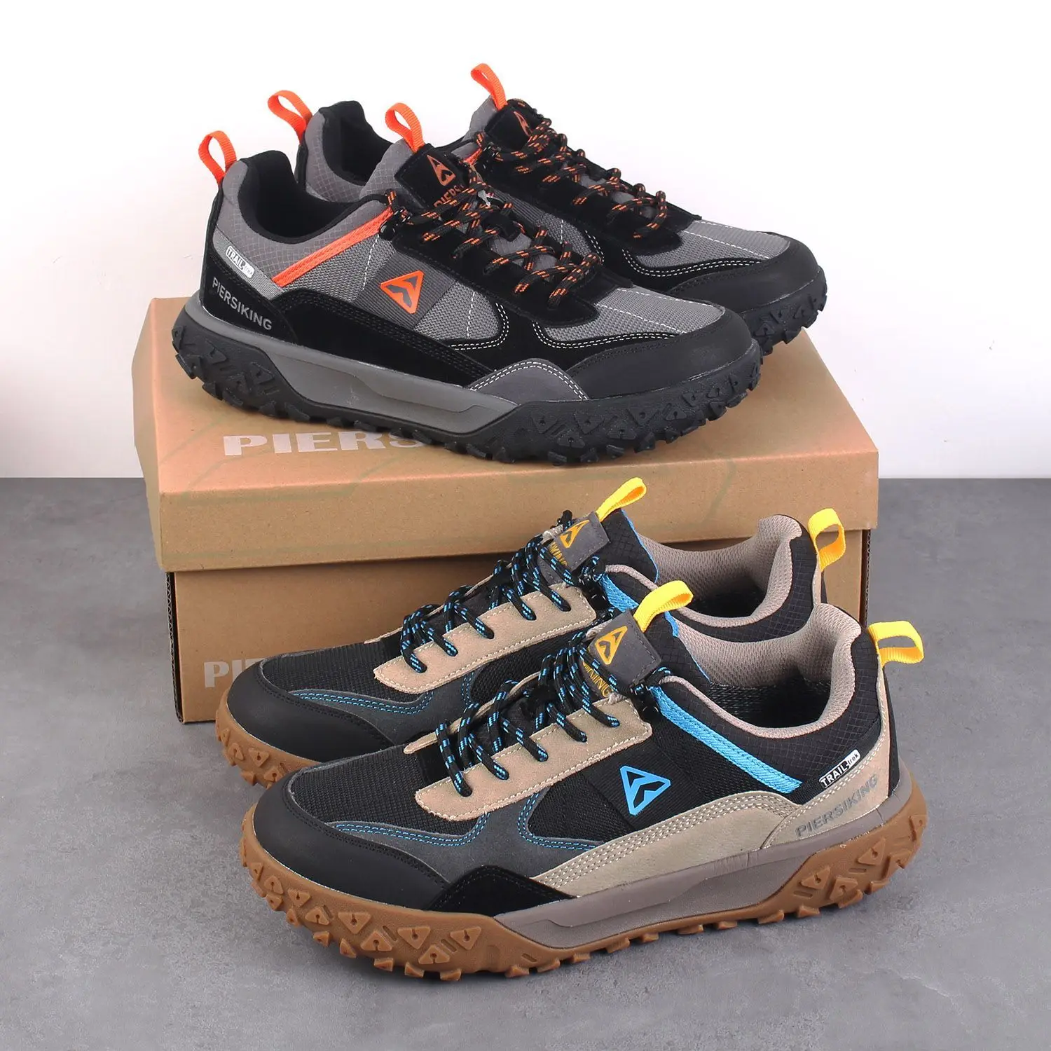 

High-quality wear-resistant outdoor hiking shoes men's hiking shoes comfortable thick bottom hiking sneakers