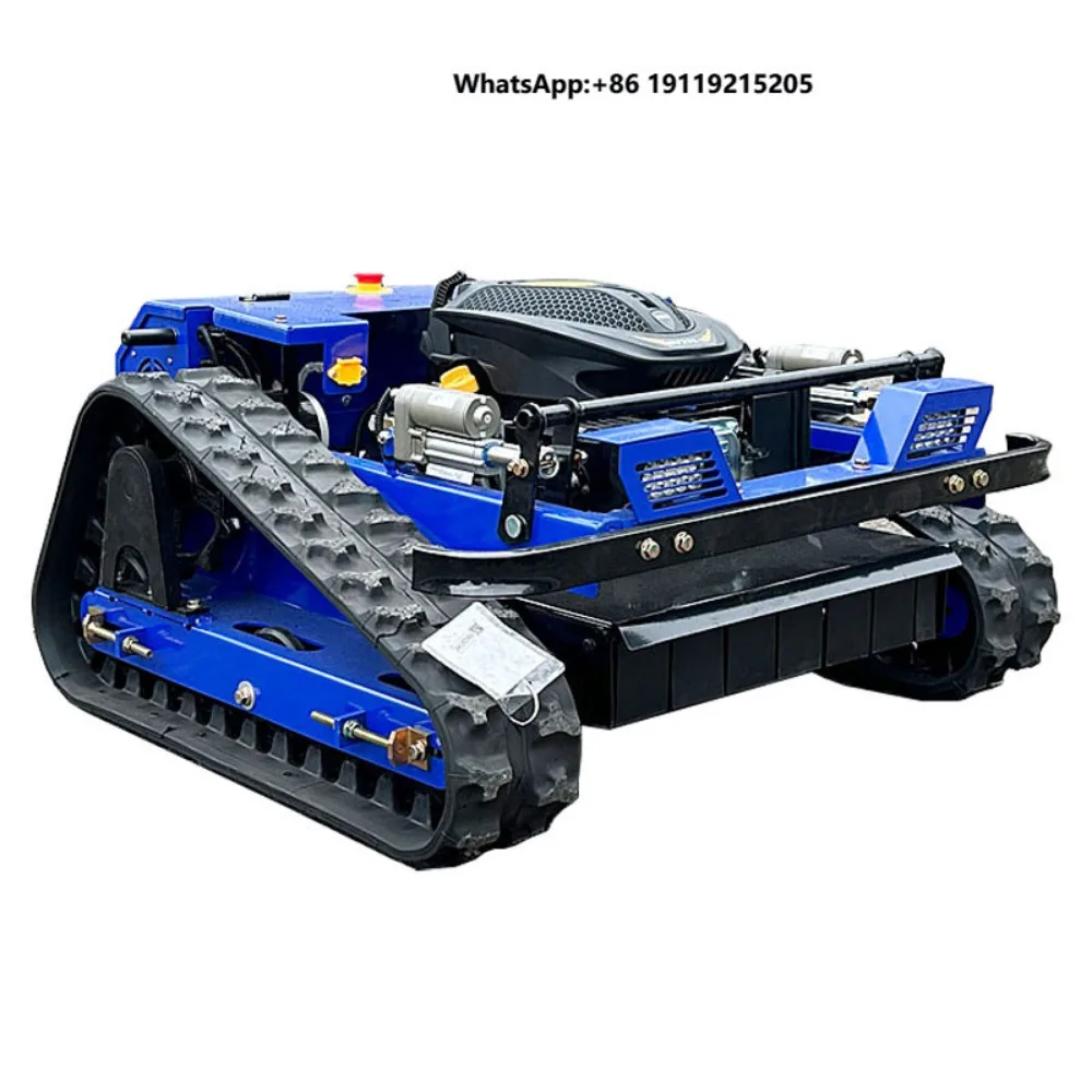 Flail Grass Cutter Powerful Engine Home Garden Use Remote Control Lawn Mower