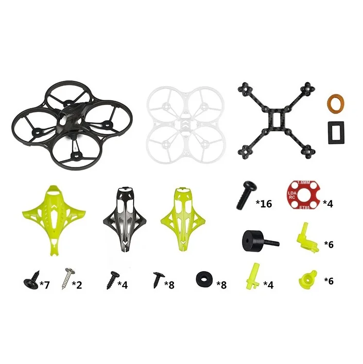 

Комплект рамок для квадрокоптера LDARC ET85 87,6 мм с 4 навесом ET85 FPV аксессуары для гоночного дрона