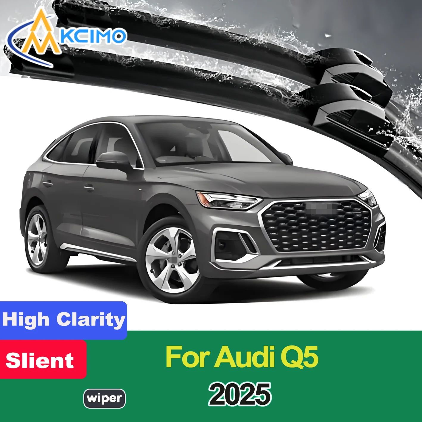 

2PCS New Front Windshield Wiper Blade for Audi Q5 80A 2025 Front Windshield Auto Wipers Blade Rain Brush Accessories 2025 year