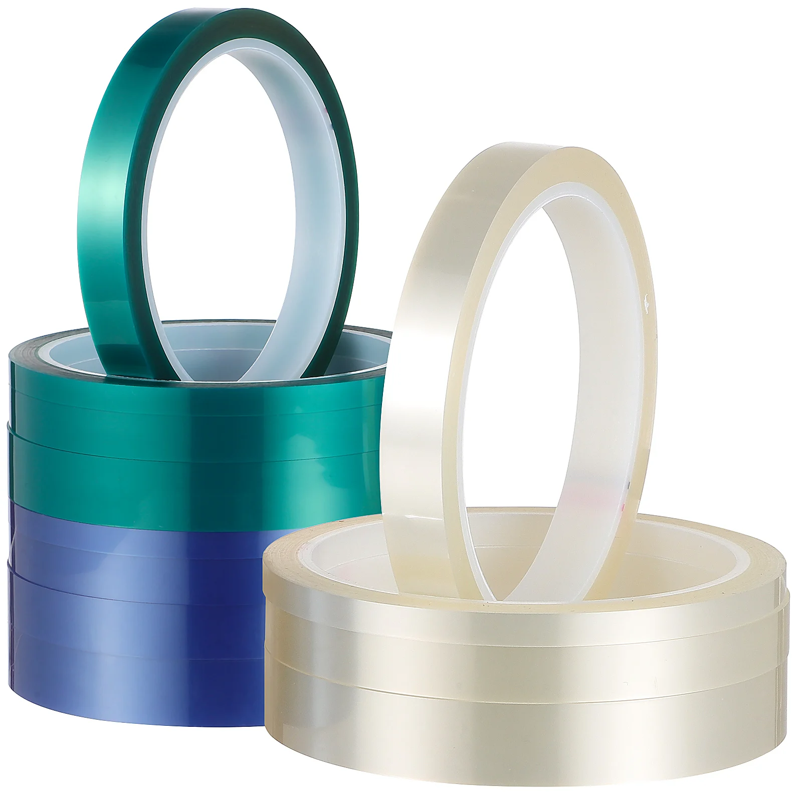 

12 Rolls Temp High Temperature Tape Tape 12 Colors 4 Sizes 5cm 1 2cm 1 0cm 0 6cm Electronics Thermal Insulation Heat Press
