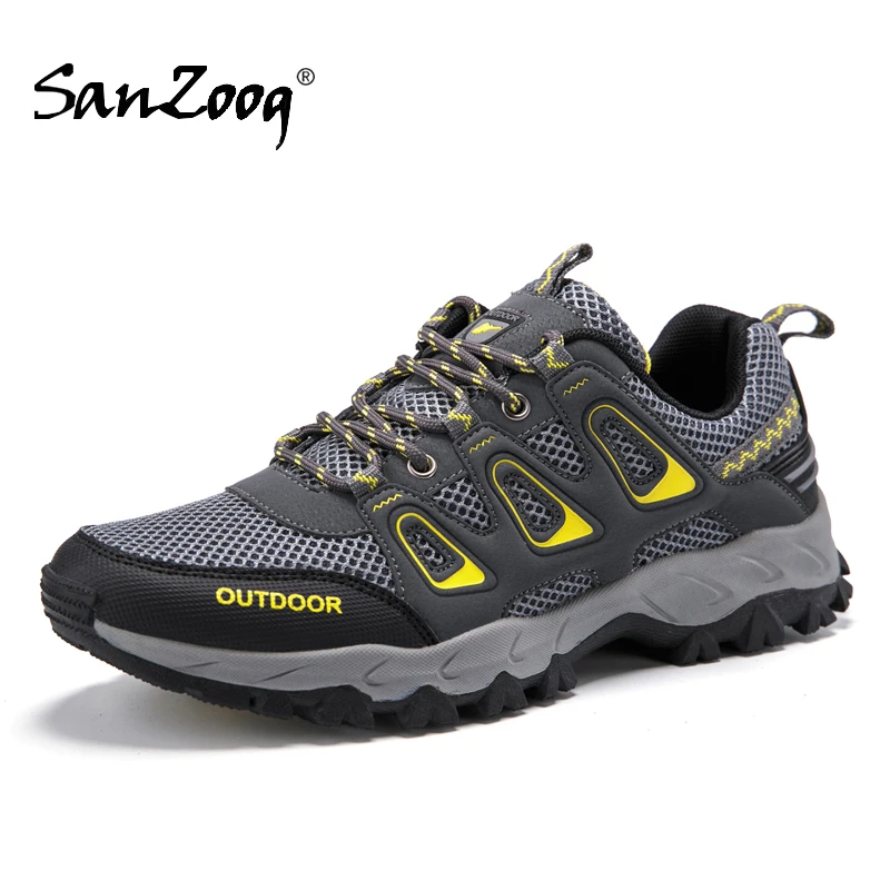 

Outdoor Hiking Shoes Sneakers Trekking Shoes Men Camping Tourism Walking Sports Buty Trekingowe Meskie Trail Running Shoes