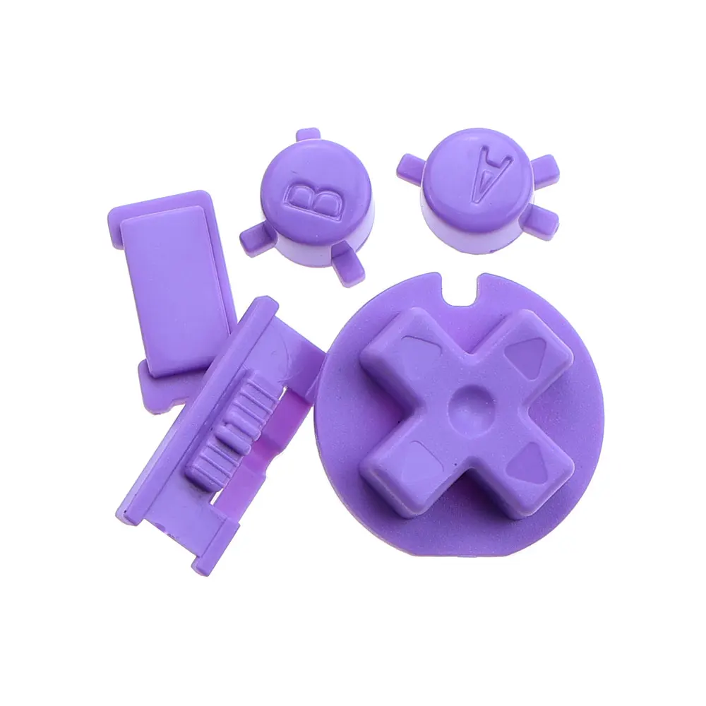 Picture 5: 1Set High Quality Button Kit Direction Key Operation Key A B Cross D-Pad Key For Gameboy Color GBC Game Replacement Parts