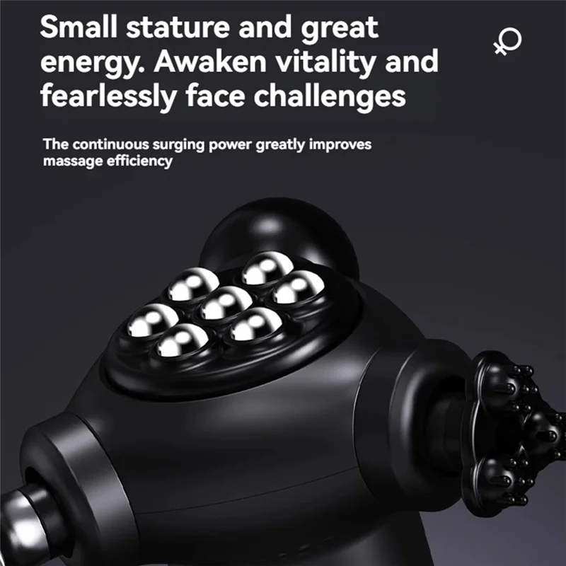 Electric Three Head Multifunctional Fascia Instrument Massager For Relaxation, Massage, Fitness, And Muscle Relaxation-Y48A