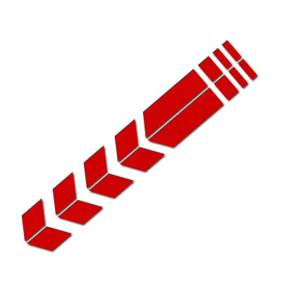 motorcycle Waterproof Safety Warning Arrow Tape sticker for SUZUKI GSXR600 GSXR750 GSX-S1000 F AB GSXR750 GSXR1000 view 5