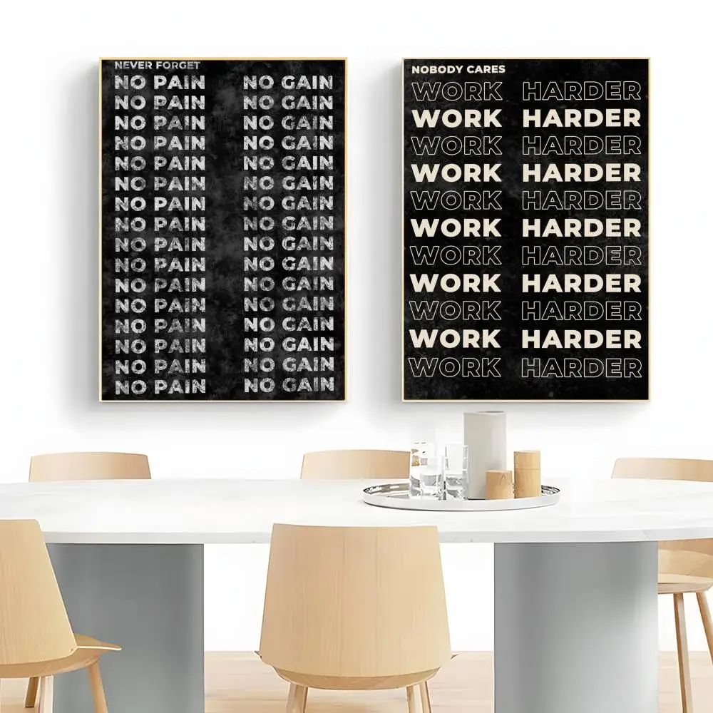 Rules of Life Letter Motivational Quote Poster Wall Art Print Poster Decorative Mural Home Decor Gift Unframed