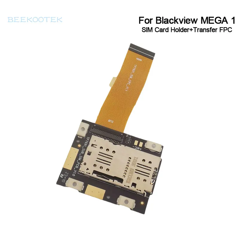 New Original Blackview MEGA 1 SIM Card Holder With SIM Holder Transfer Cable Flex FPC Accessories For Blackview Mega 1 Tablet