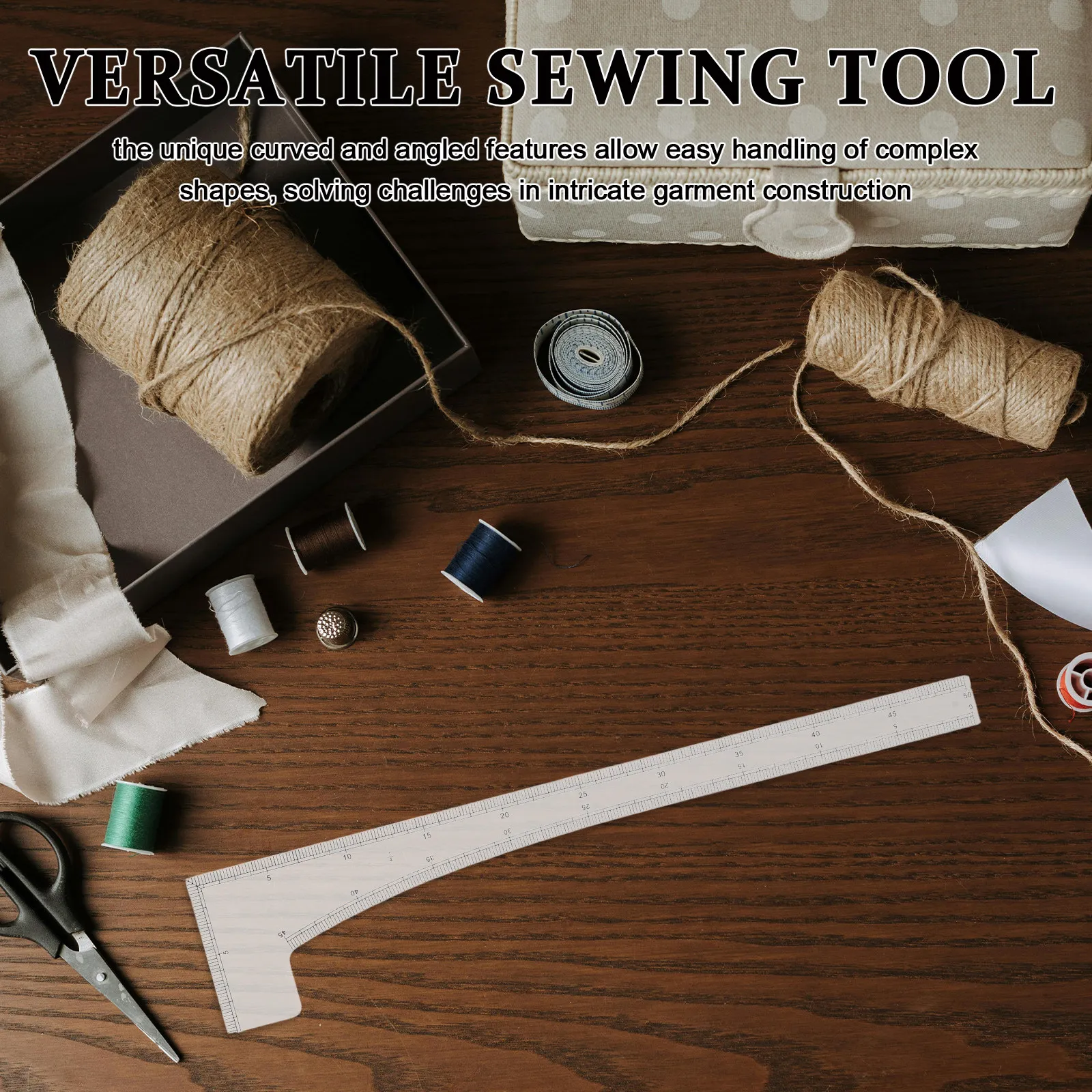 Garment Pattern Making Ruler Set L Shape French Curve Sewing Measuring Tool for Tailoring Quilting Drafting