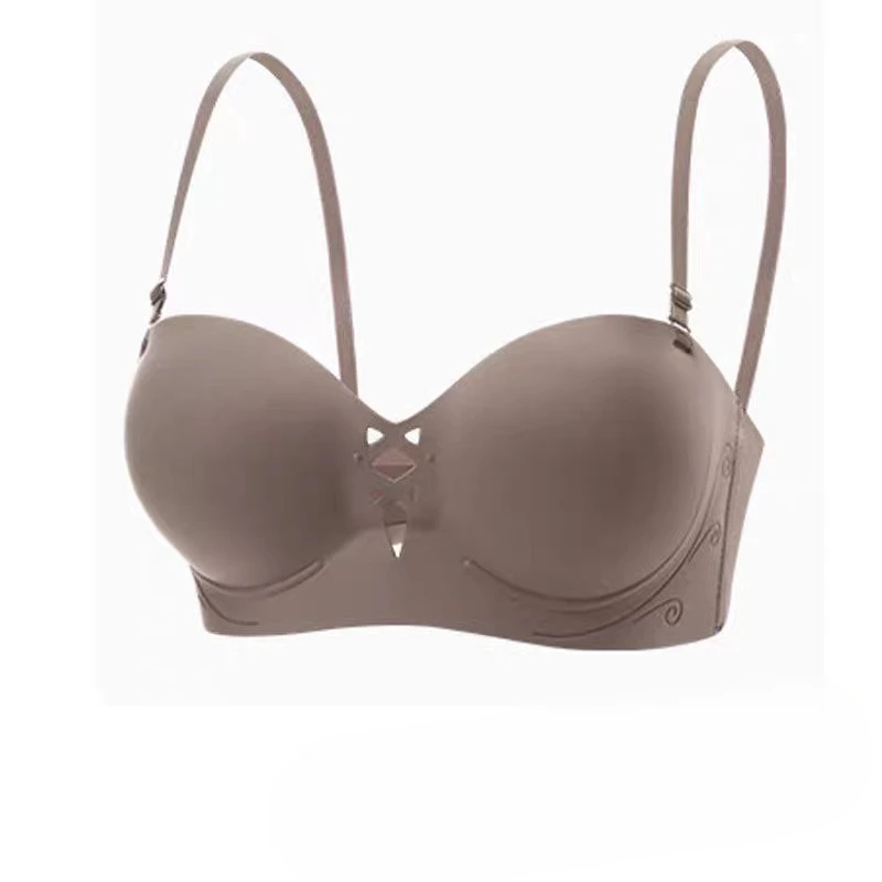 Invisible KUCLUT Bra 3D Beauty Back Thin Push Up Small Breasts Side Boob Control Anti Sagging Wireless Comfortable Summer Bra