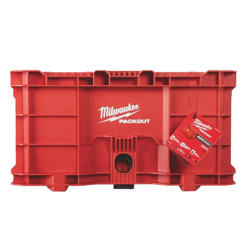 Milwaukee 48-22-8440 Impact Resistance Water Resistance Durable Tool Storage System Crate Packing Box Material Box