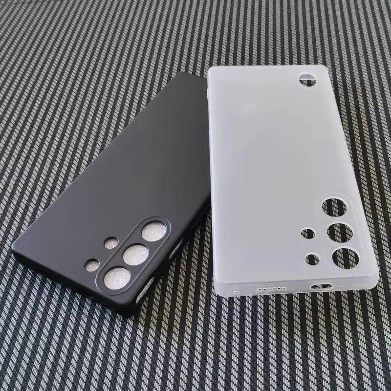 

For ZTE Red Magic 10S Pro+ Soft TPU Phone Case Frosted Clear Black Silicone Shell for Redmagic10S 10Sproplus Protective Cover