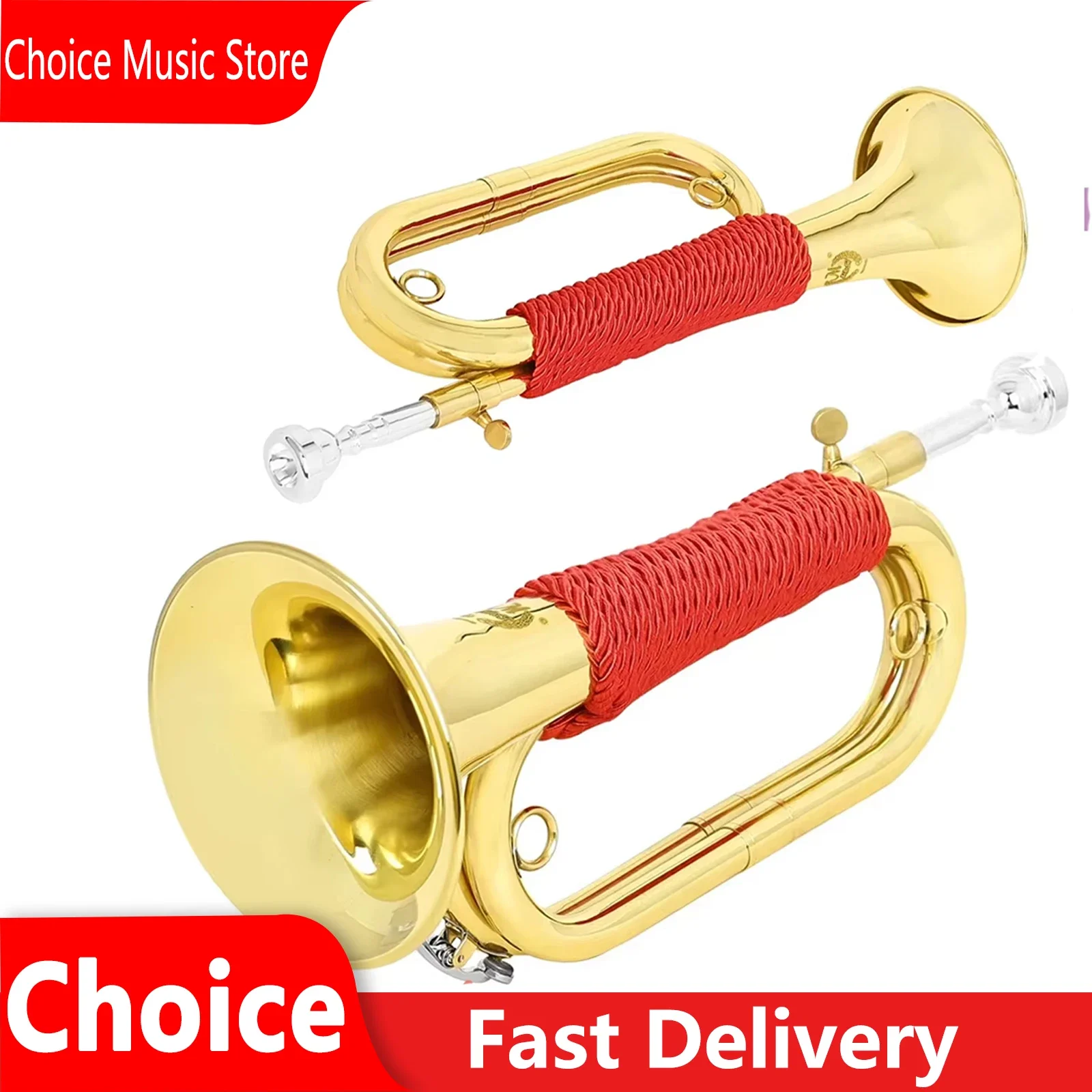

M MBAT Step Number Brass Extra Large Spanish Army Number Red Organization Handle Performance Professiona Brass Instrument