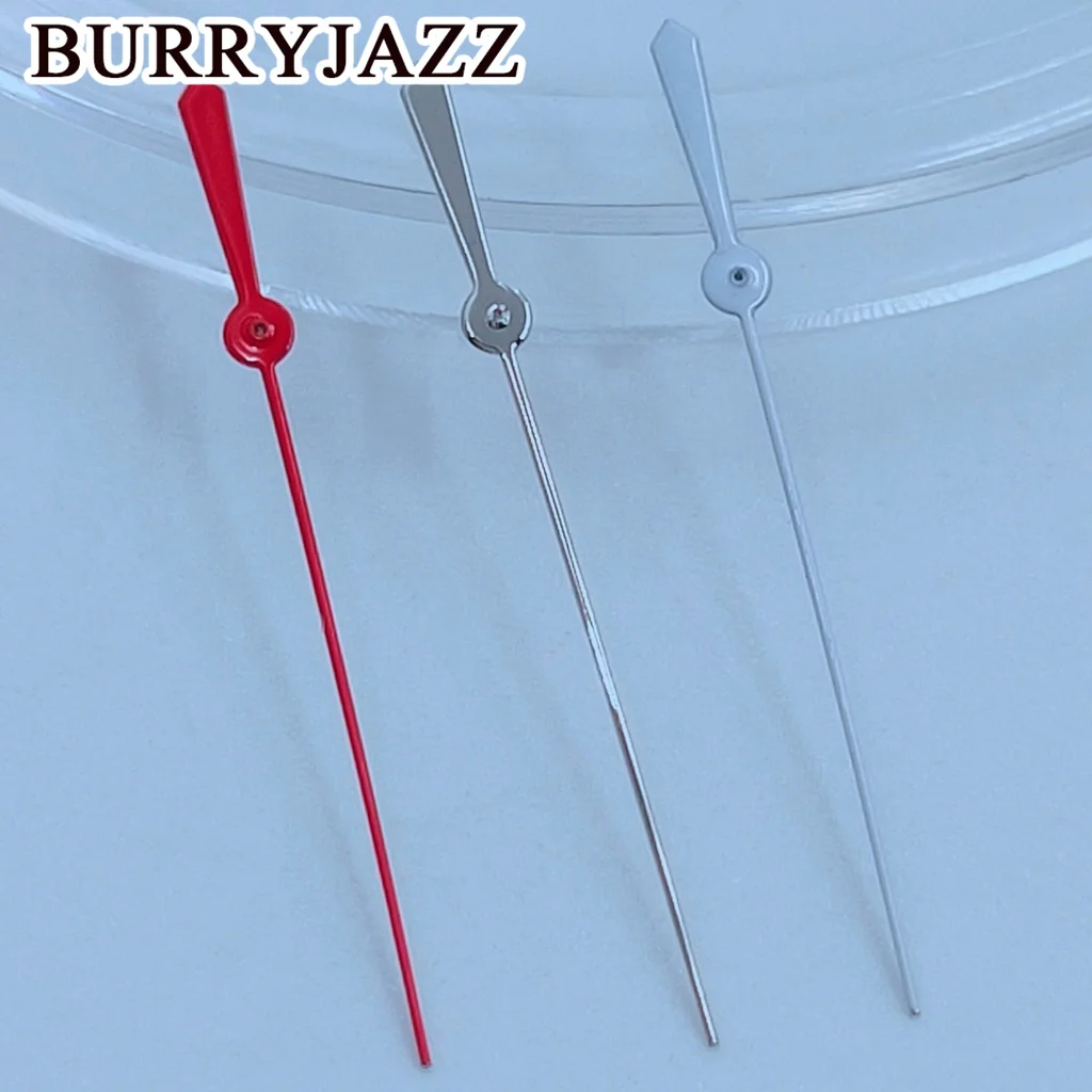 BURRYJAZZ NH35 NH36 NH38 7S26 7S36 4R35 4R36 Watch Hands Red White Silver Hands Green Luminous