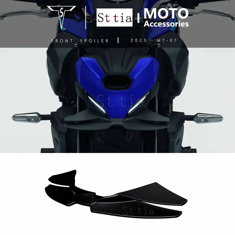

Motorcycle Downforce Winglet Aerodynamic Wing For YAMAHA MT07 MT-07 Front Spoiler Kit New Accessories Front Spoiler