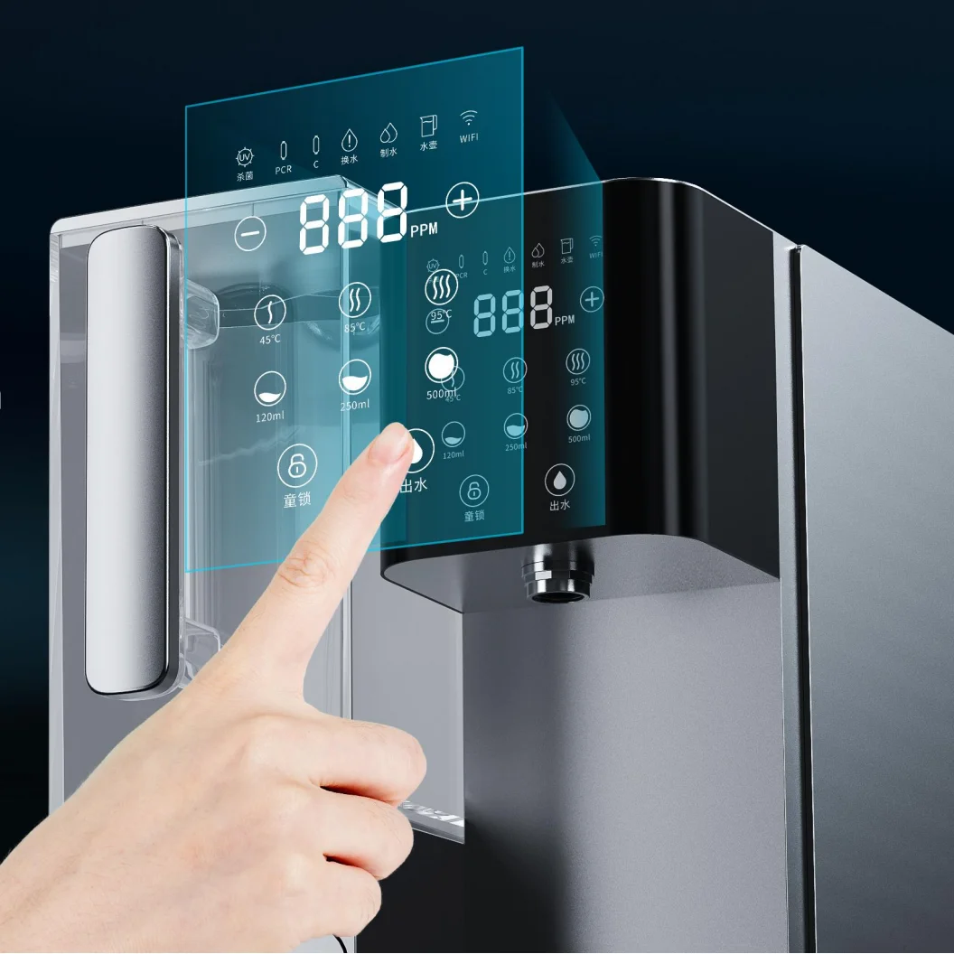 OEM Desktop Water Dispenser Make Hot Water No Waiting One Composite Cartridge 5L Tank RO Water Purifier for Home & Office
