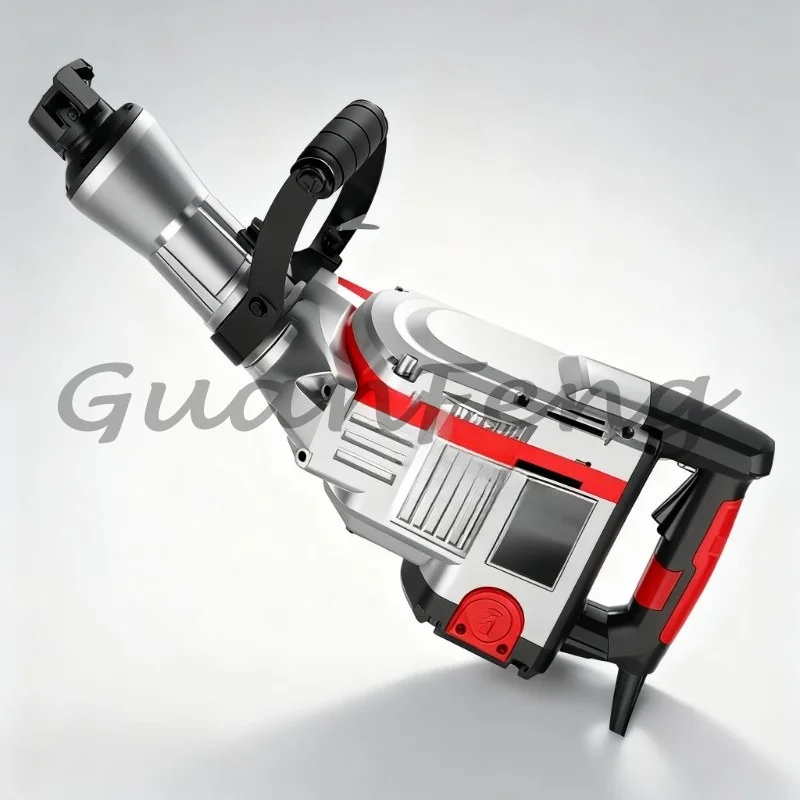 220V 5900W Multifunctional electric blasting jack, concrete crushing drill for trenching and rock breaking 0V