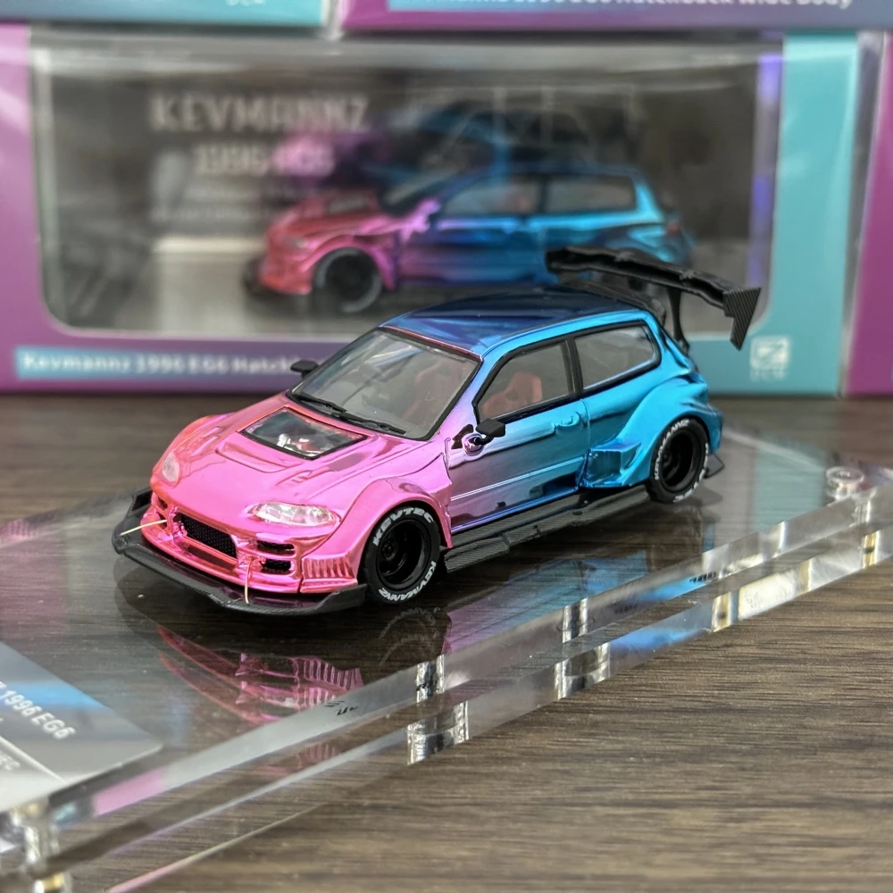 

DCM 1:64 Kevmannz 1996 EG6 Hatchback Wide Body Diecast Model Car