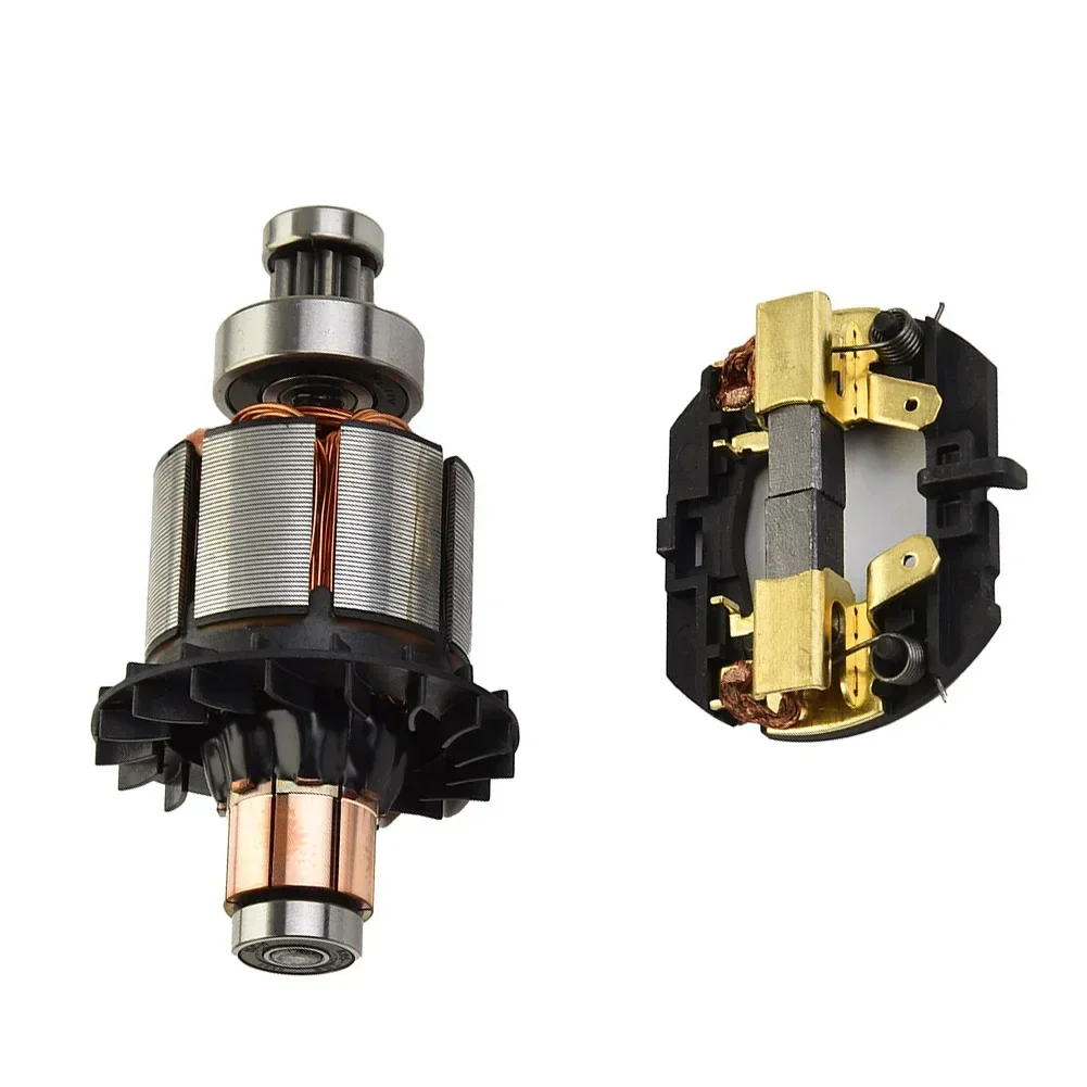 Para dc143 dch363 dc364 dcd931 dcd936 dcd940 dcd945 dcd980 armadura do motor suporte de escova de carbono 2 peças conjunto dcd700 dcd7330