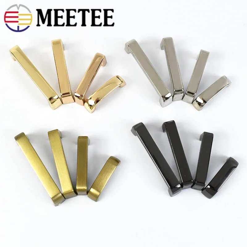 10/20Pcs 20/26/31/38mm Metal Buckles Bag Arch Bridge Hanging Hook Screw Connector for Bags Strap Belt Buckle Handbag Accessories