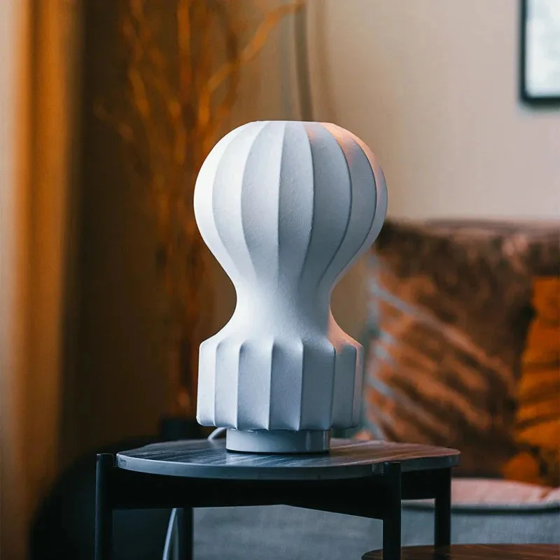 

Nordic designer silk desk lamp bedroom study desk lamp modern bar minimalist LED hot air balloon indoor lighting fixture