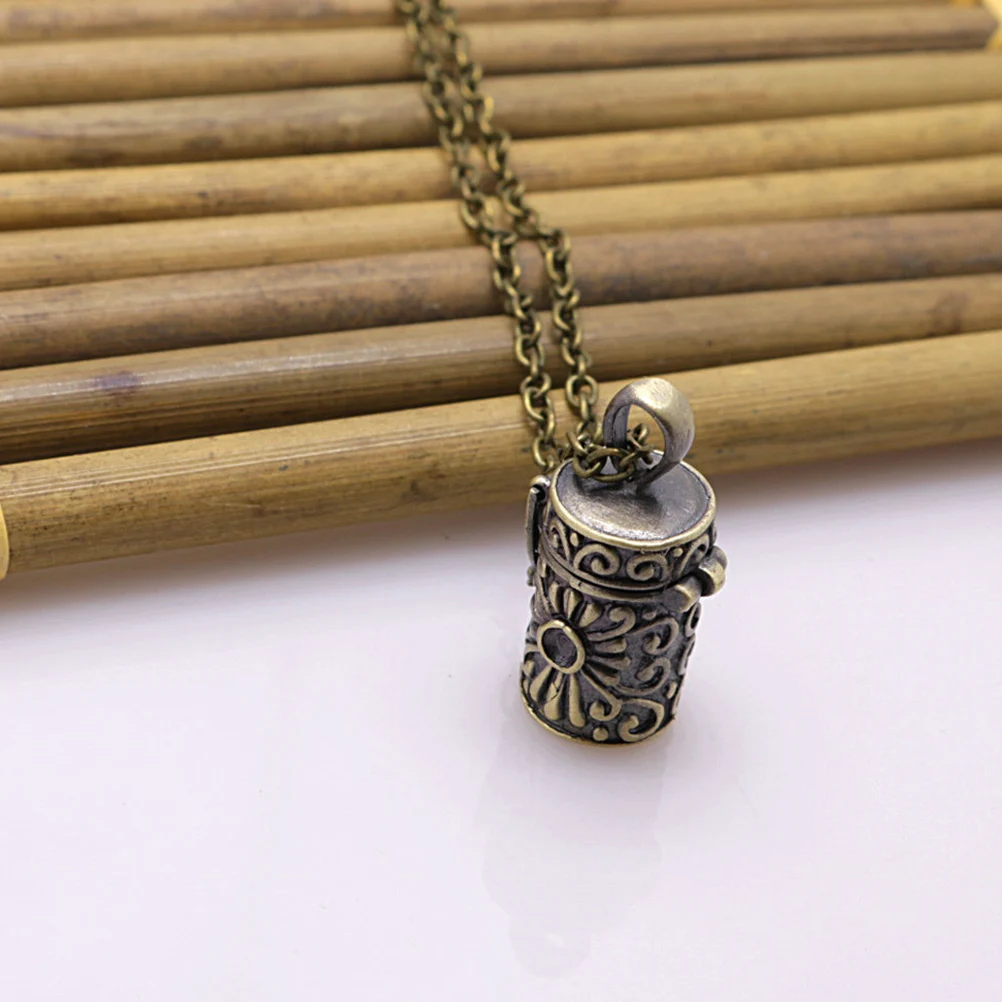 

Copper Ash Box Pendant Jewelry Durable Pet Urn Cremation Memorial Keepsake Non-Fading Corrosion-Resistant Secure Closure