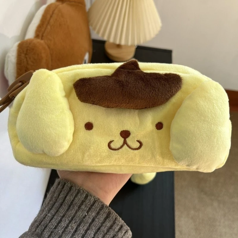 cute-plush-cosmetic-pouch-women's-cosmetic-bag-kawaii-design-makeup-bag-portable makeup-organizer-cartoon-travel-toiletry-kit