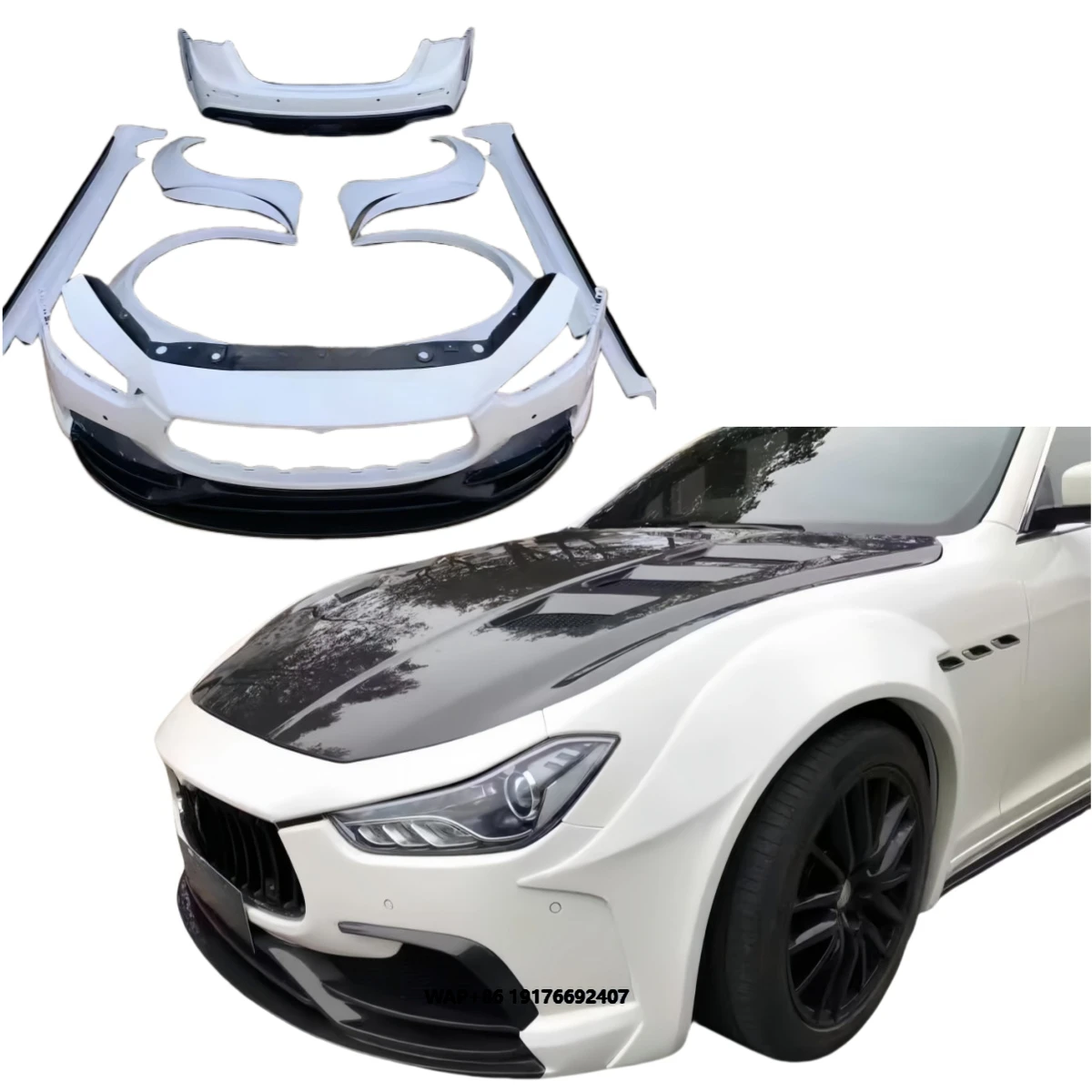 Kit de Carrocería Ancha ForZ-ART 2014-2017 para Ghibli, Kit de Carrocería Tuning para Ghibli