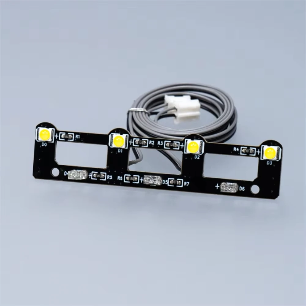 770S LED Roof Spotlight PCB Light Board SBD-DD4 For 1/14 Tamiyaa RC Truck SCANIAA 770S6X4 56368 8X4 56371 JUWUBA Toy Model Parts