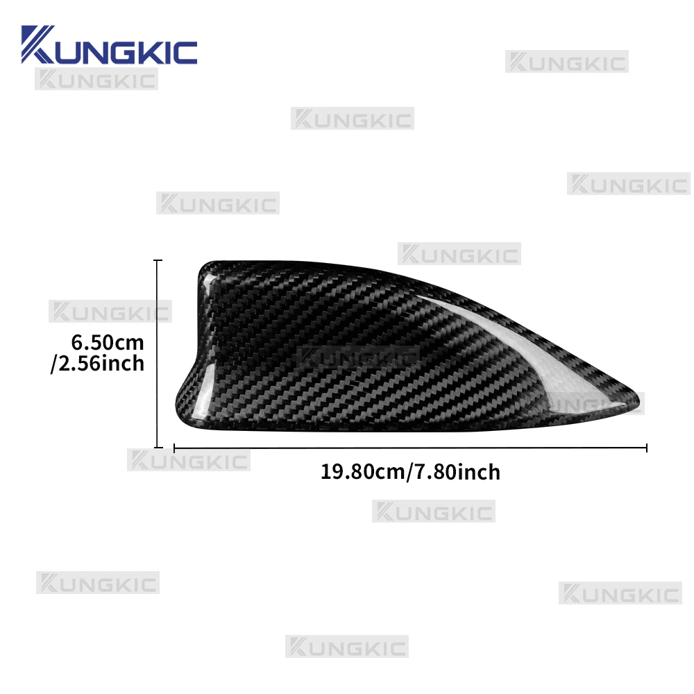 

Жесткое сухое углеродное волокно для Toyota GR Yaris 2020 2021 2022 2023 2024, Yaris Cross, автомобильная антенна, наклейка с плавником акулы, аксессуары