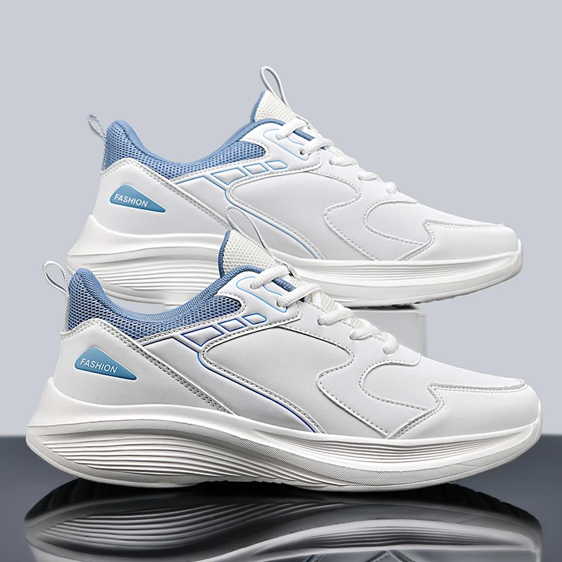 New Autumn Minimalist Shock-absorbing Mens Sports Shoes Support Rebound Running Shoes Foot Protection Wrapped Walking Shoes