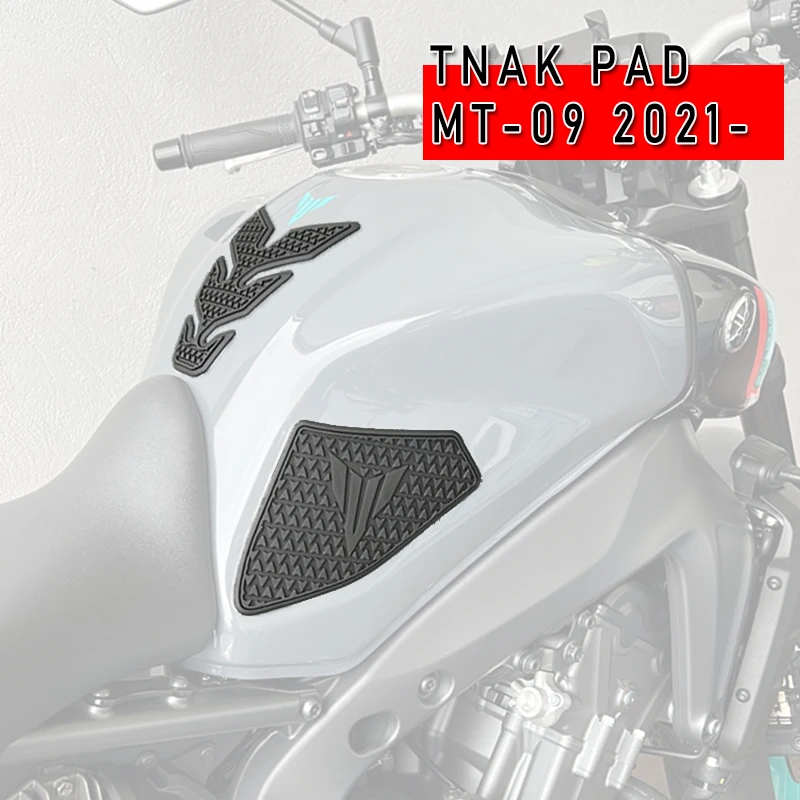 New For Yamaha MT-09 MT 09 MT09 2021 2022 2023 2024 Motorcycle Fuel Tank Cushion Tankpad Protector Stickers Gas Decal Knee Grip