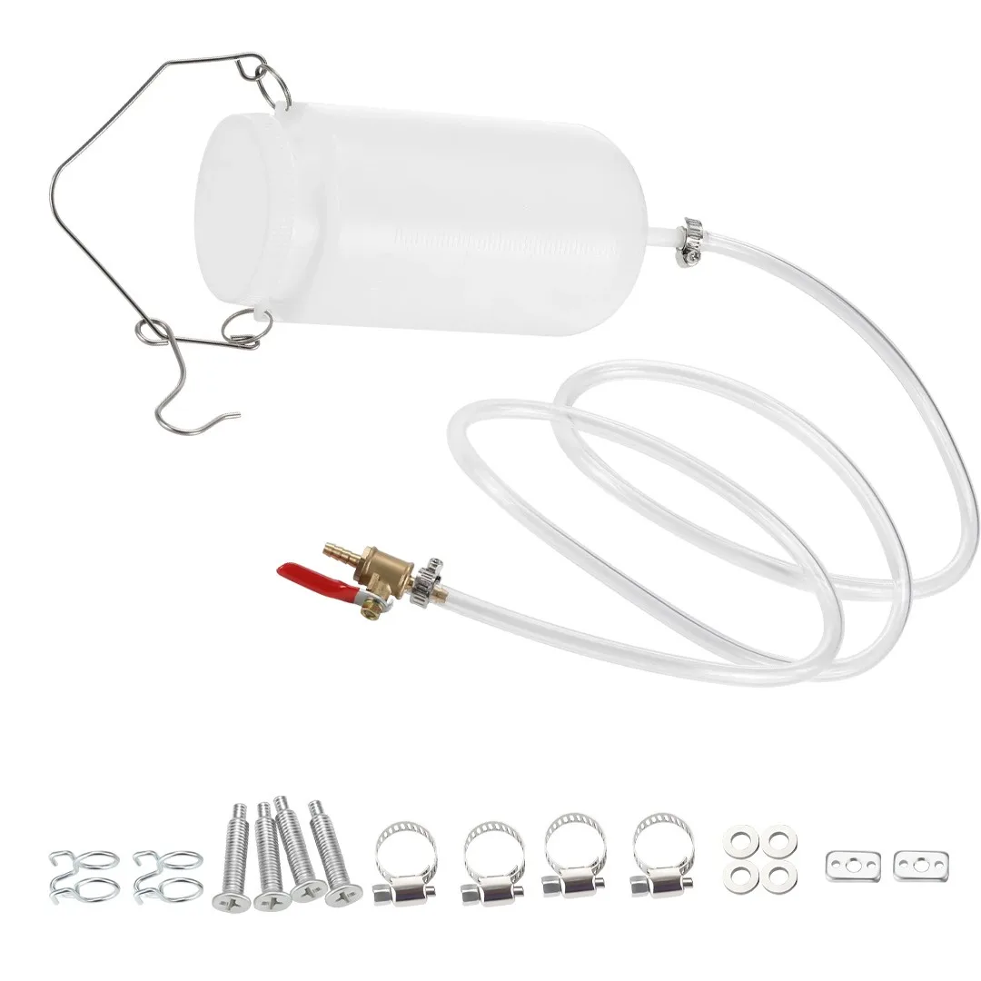 Universal Motorcycle 1 Litre Auxiliary Fuel Tank & Carb Balancing Tool Bottle