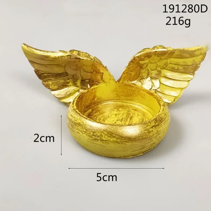 

Angel Wings Holder Resin Statue Home Decoration Prayer Candlestick Gifts Wholesale