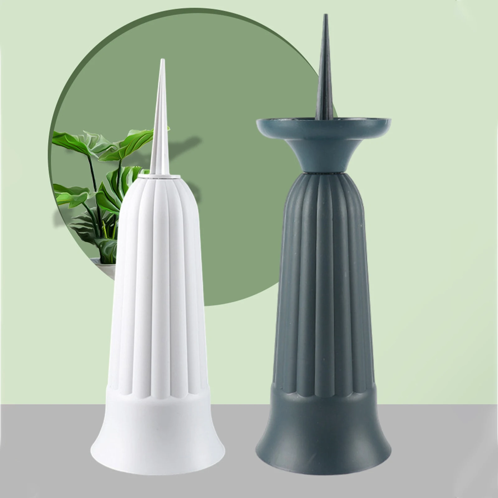 Vase Outdoor Memorials Garden Flower POTS Long Spikes Grave Markers Pp Plastic Festival Supplies For Graves Cemetery Decorations